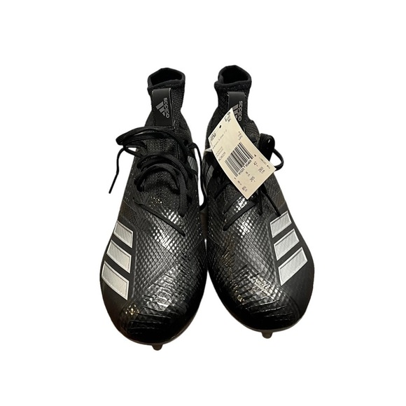 New Adidas Adizero 5 Star 7.0 Mid TD Team Football Cleats Black - Picture 3 of 9